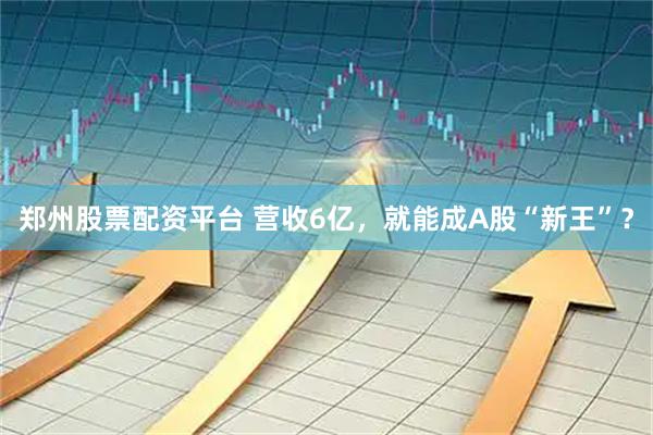 郑州股票配资平台 营收6亿,就能成A股“新王”?